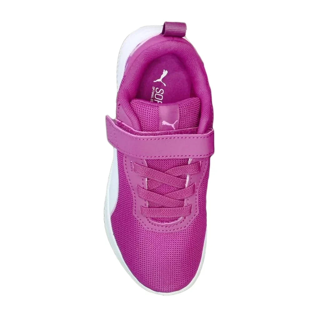 PUMA Flyer Flex Junior Girls Shoes PINK - Image 4
