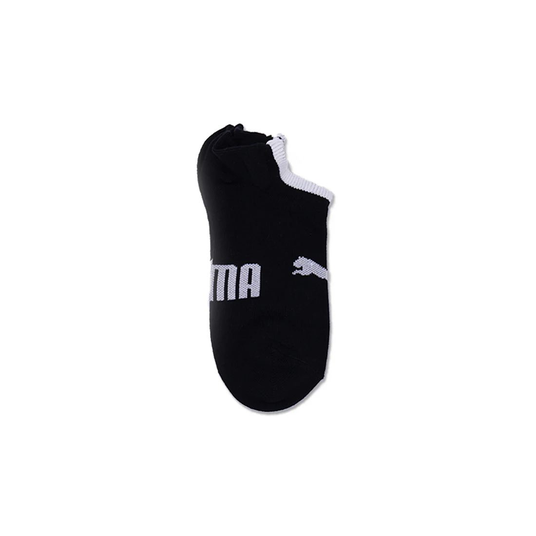 PUMA No Show Footie Unisex's Casual Socks Multi Colors-White & Grey & Black- 3 Pairs 701221139003 - Image 5