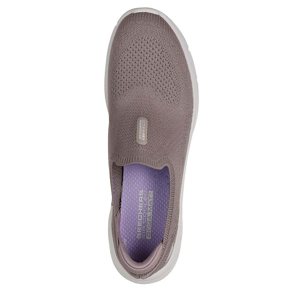 SKECHERS GOwalk 8-Aleena Women's Lifestyle Shoes Grey 125921-TPLV - Image 4