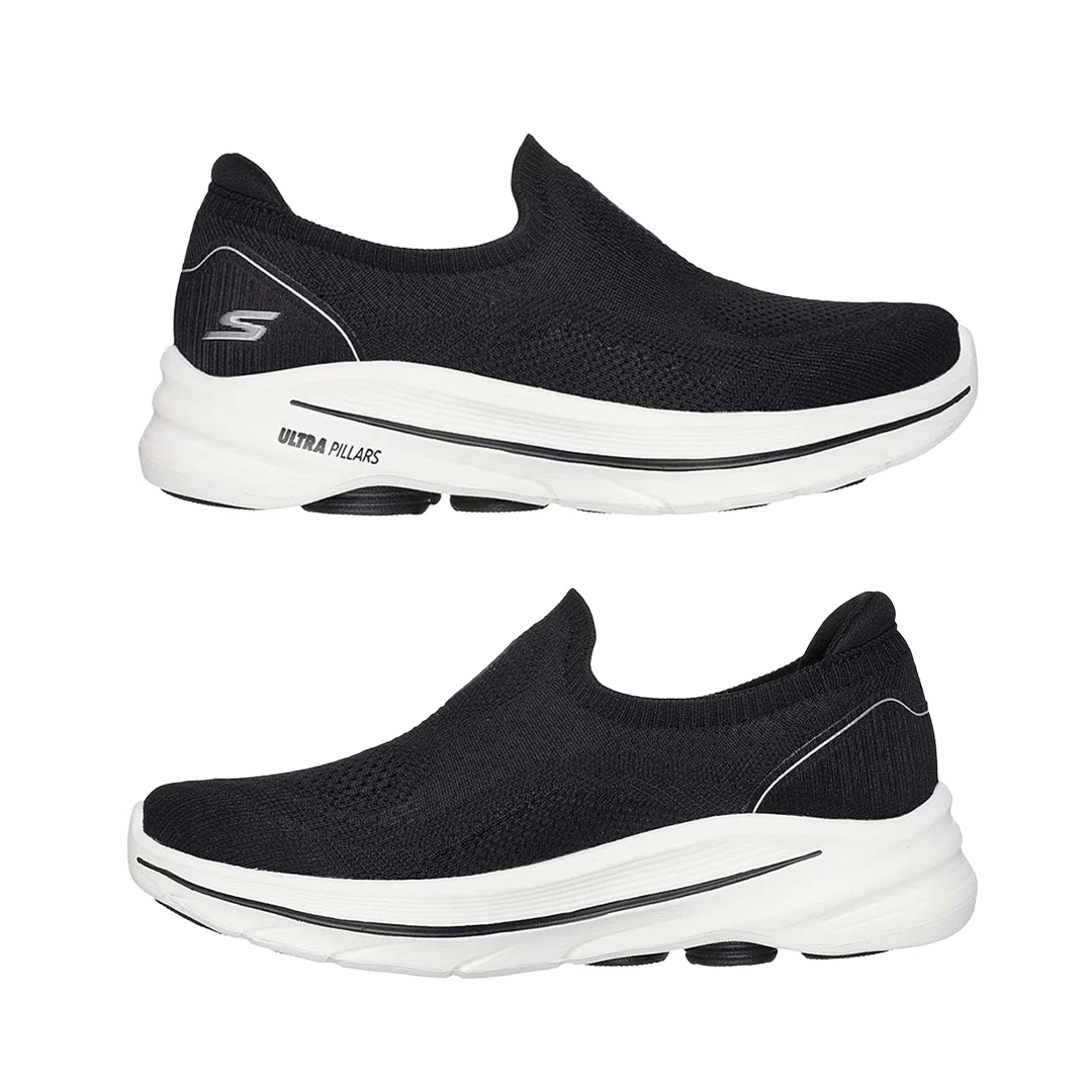 SKECHERS GOwalk - Aleena Women's Lifestyle Shoes Black 125921-BKW - Image 4